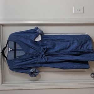 Chambray Maternity dress XL